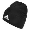 Adidas IRJ30 Knit Logo Beanie Size Cm Men's Hat, Black/Black/White (FS9022), 57.0-60.0