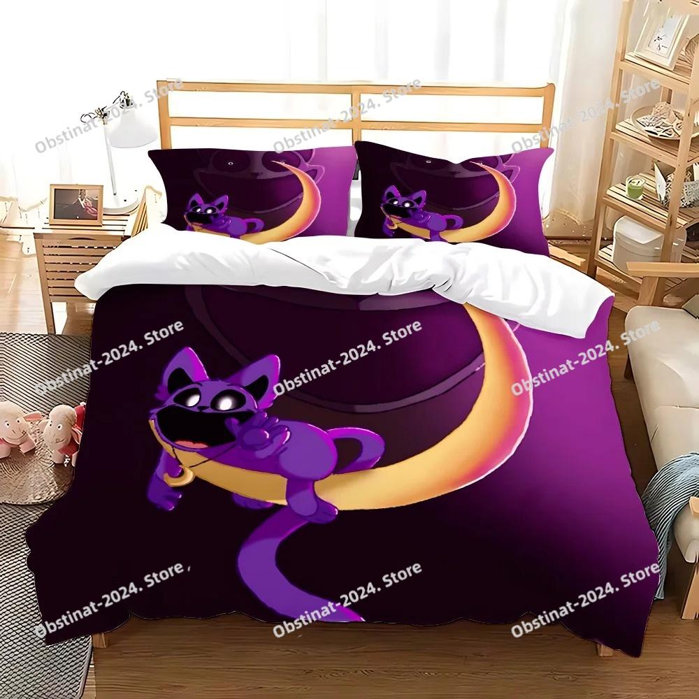 3d Print Game CatNap X DogDay Bedding Set Printed Bed Set Duvet Cover Sheet Pillowcase Bed Soft Quilt Cover Full Queen King Size