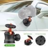 UURIG BH 07 Mini Ball Head Camera Tripod Mount 1 4 Inch Screw with Magnetic Base Sports Camera Mount Adapter