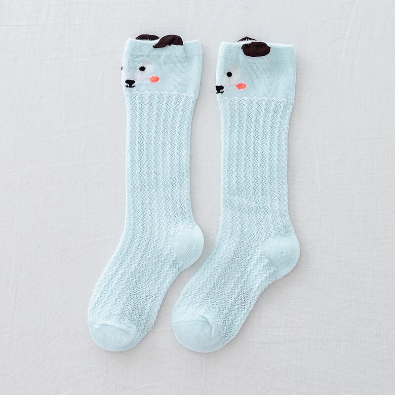 Cute Cartoon Thin Mesh Baby Mid-Calf Socks XS-S