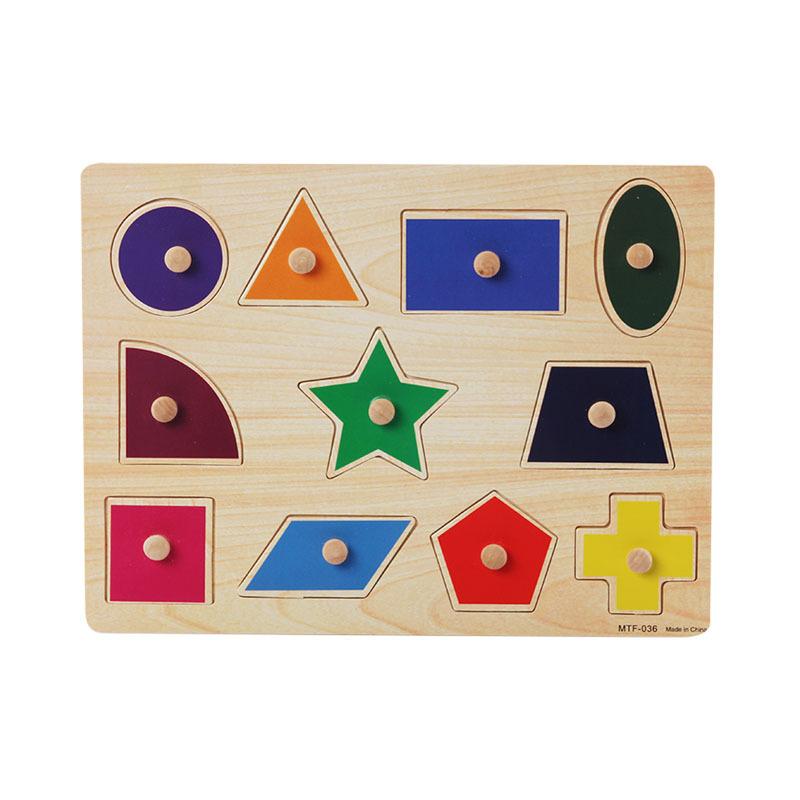 Early Learning Wooden Puzzle Board Wooden Jigsaw Puzzle Kid Toy Gift