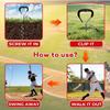 Alloy Steel Baseball Swings Trainer With 50 Feet Retractable Rope And Ball For Backyard Practice And Skill Improvement