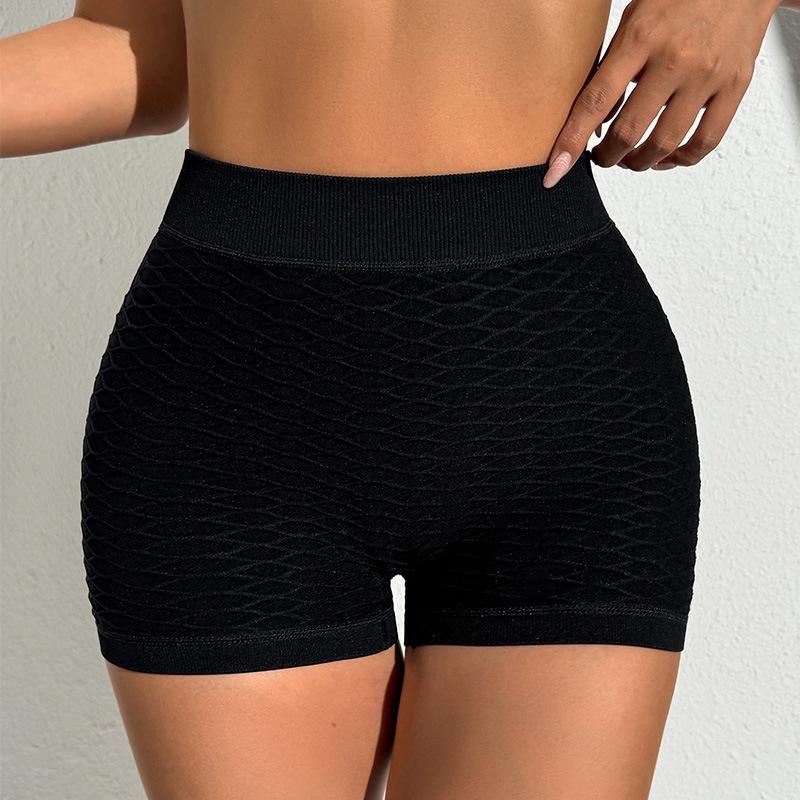 

Женские шорты для йоги с высокой талией и эффектом пуш-ап, с деталью в виде банта Large чёрный