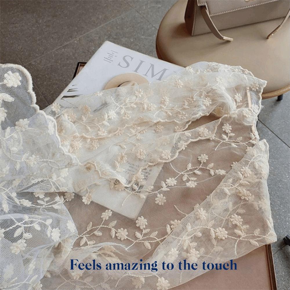 Vielseitiger Damen-Spitzenschal Langer Nackenschutzschal Elegantes Damen-Kopftuch