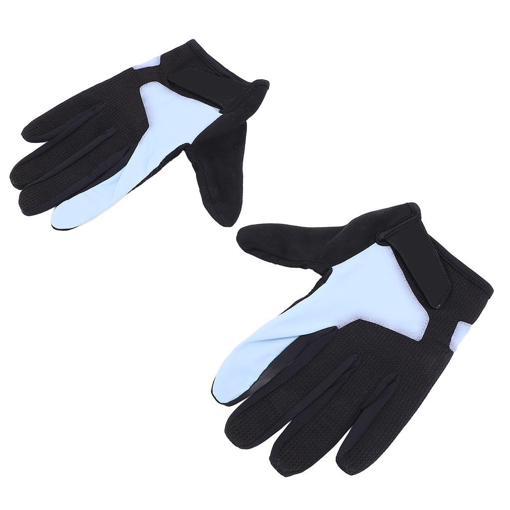 Full Finger Cycling Gloves Men Women Racing Workout Shock Absorption Support Touch Screen