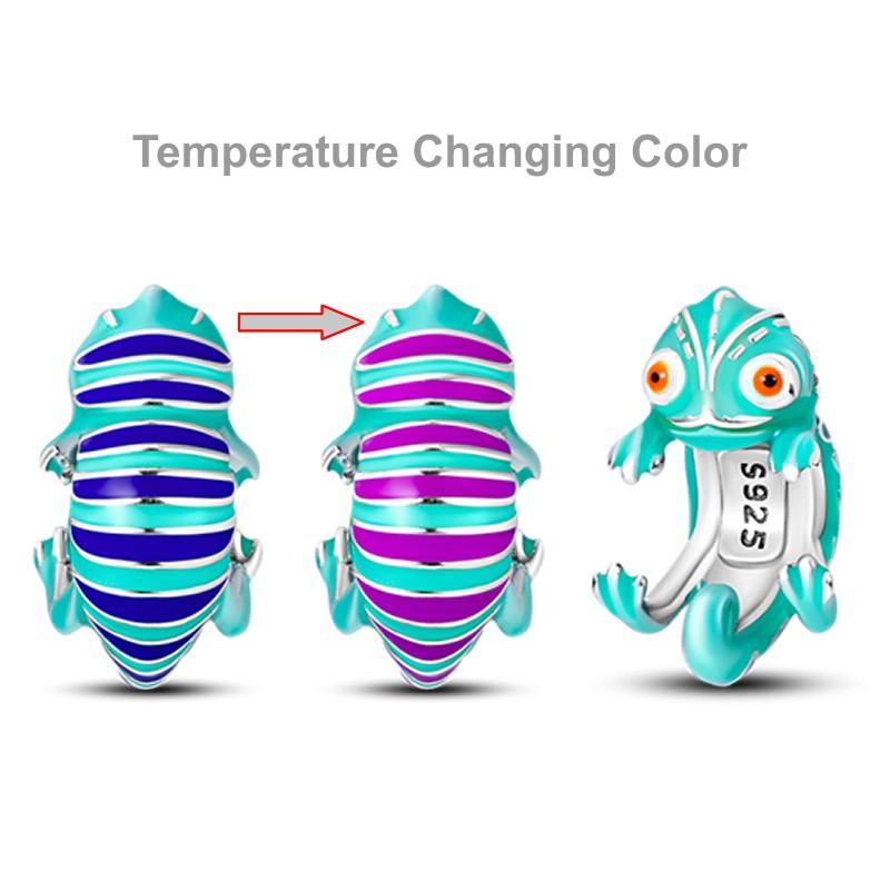 Sky Blue Color Decorative Charms Bead Elements Genuine Copper Butterflies Flower Moon Pendant Piece Suitable For Authentic Bracelet Style Jewelry