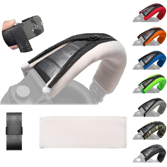 Сменная амбушюра для оголовья HDJ X7, совместимая с Pioneer HDJ-X5 X5BT HDJ-X7 X7BT X7S HDJ-X10 HDJ1000 HDJ1500 HDJ2000 DJ-наушниками - Оголовье белый