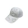 Light luxury gypsy star flash diamond baseball cap summer mesh breathable anti-ultraviolet face small versatile cap