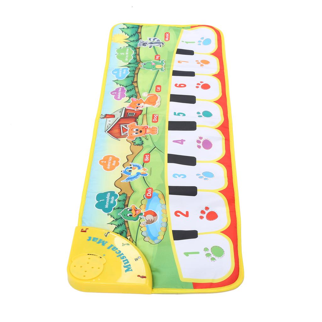 Baby Music Carpet Children Electronic Piano Keyboard Blanket Play Mat Educational Toys