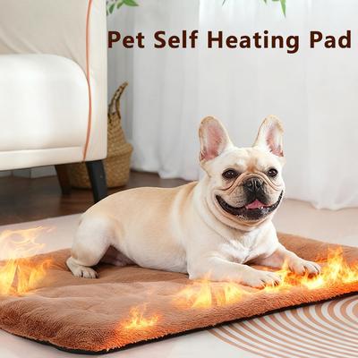 S-XL Winter Warm Pet Self-Heating Pad Aluminum Foil Dog Sleeping Pad Soft Nest Mat Seat Cushion for Small Medium Dogs & Cats