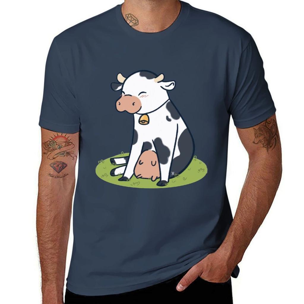 Cute Cow Tshirt Basic Regular Fit Casual Tshirt