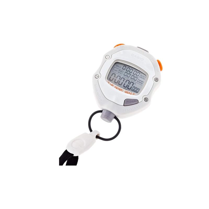 

CASIO Quartz 50 Meters Waterproof Nylon Strap Unisex White Stopwatch HS-70W-8 белый