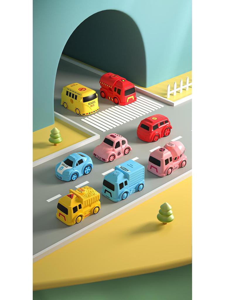 Kids' Adventure Track: Interactive Sliding Car Toy for Ages 1-3