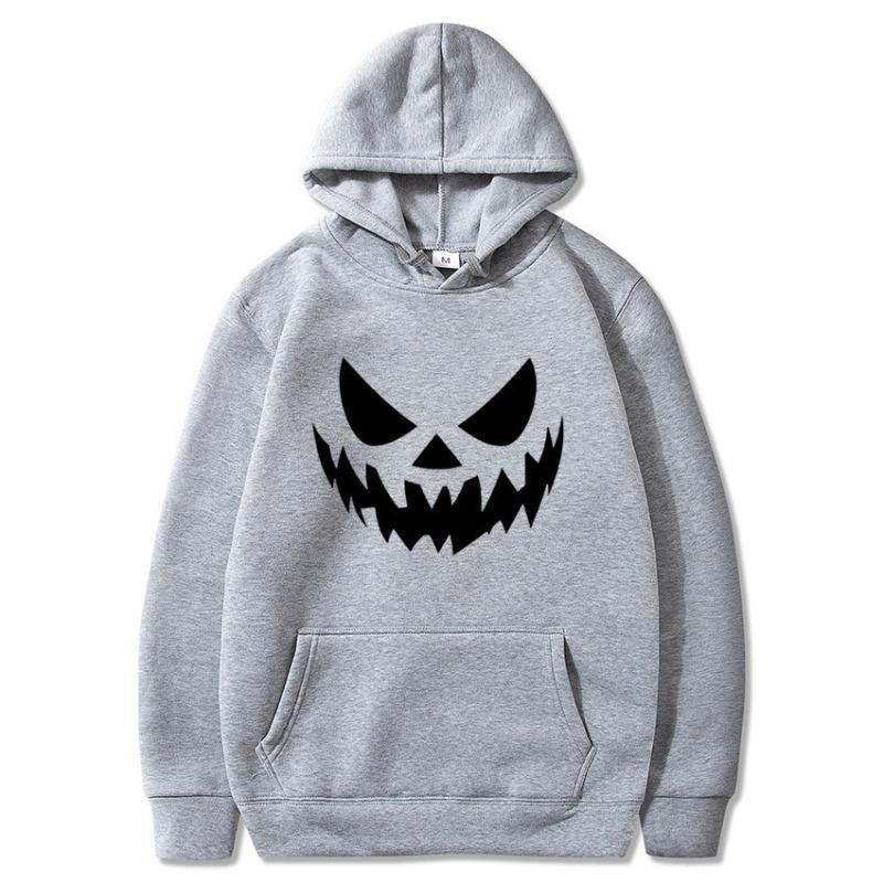 Halloween Printed Casual Hoodie Men's Women's Long Sleeved Sweatshirts Autumn Winter Fashion Style Hoodies