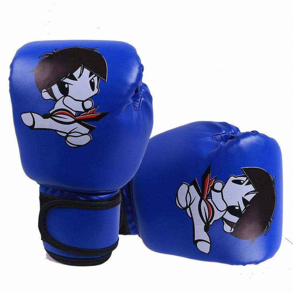 Kids Boxing Gloves PU Leather Training Colorful for Young Children