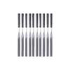 Woodworking Rasps Set Heavy Duty Steel Construction Multiple Shape Design Comfortable Handle For Smooth Shaping Tasks