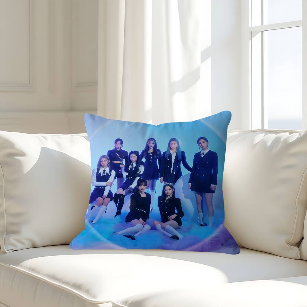 Kpop L-LIGHTSUM Pillow Case Removable Washable Cushion Cover – All-Season Soft Linen