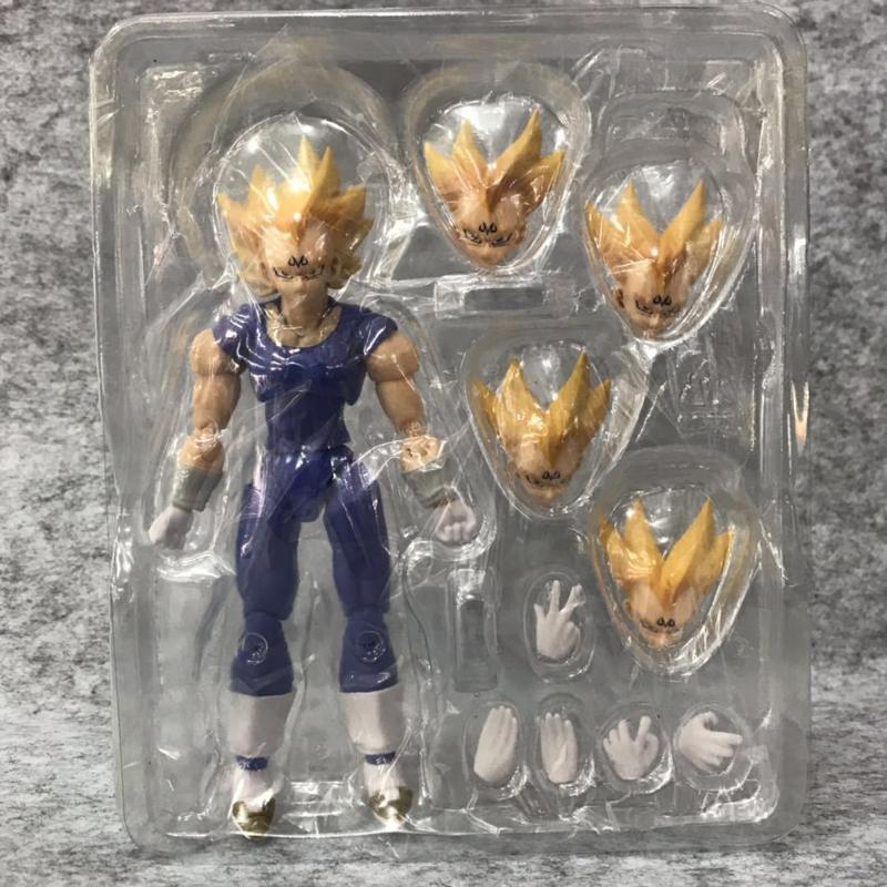 Figurine d'action 16cm Dragon Ball Super Saiyan 3 Goku SHF Anime Mobile PVC Poupée de Collection Figurine Kakarotto Son Goku Modèle Jouets