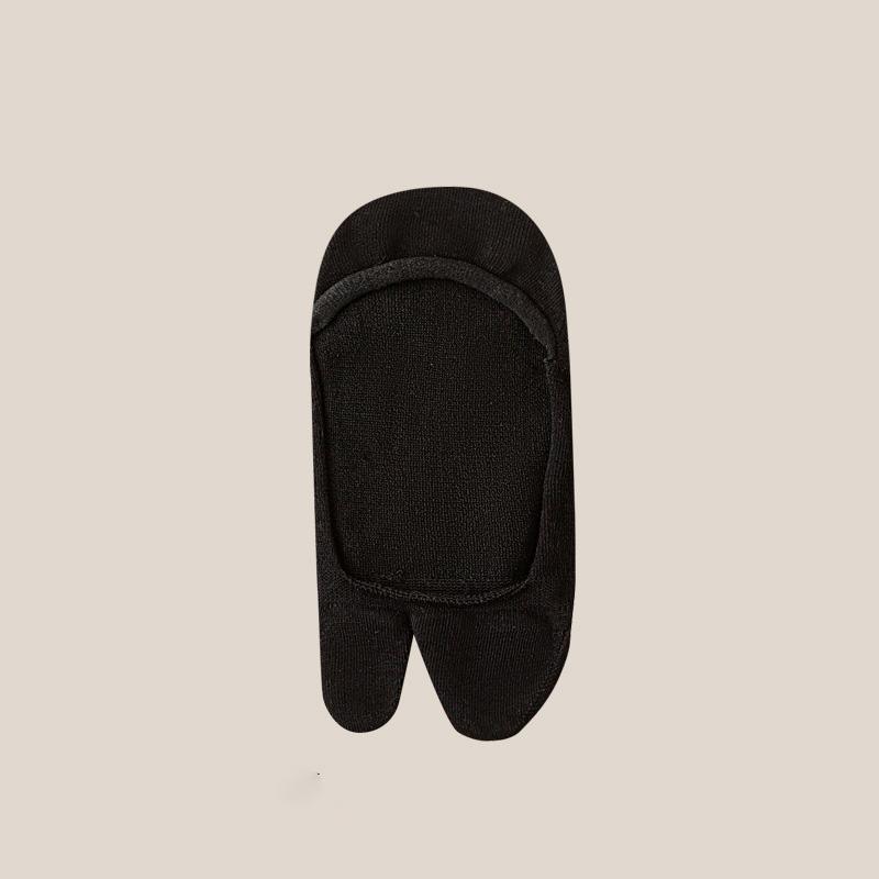 Meisjes Comfortabele Katoenen Onzichtbare Tabi Sokken Dunne Lage Cut Antislip Twee Teen Sokken 3 Paren Kousen Elastisch Aparte Teen Loafer Sok