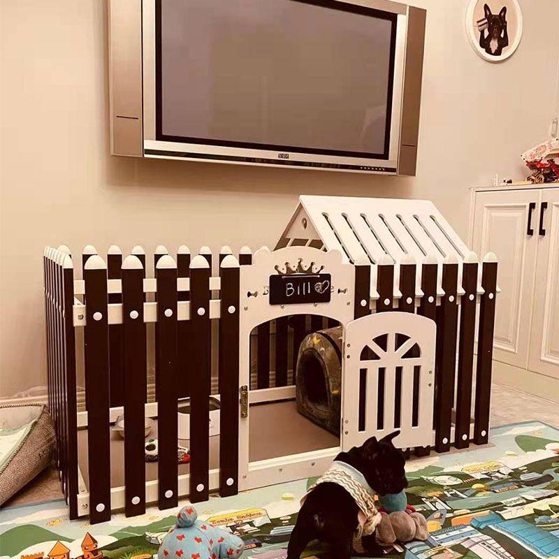 Pet Dog Villa Large HOUSE Plastic Fence Cage Dog House Pomeranian Bulldog Indoor Small Dog Fence