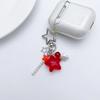 Candy Color Phone Lanyard Jelly Star Pendant Wrist Strap Detachable Phone Chain Keyring Portable Accessory for Women