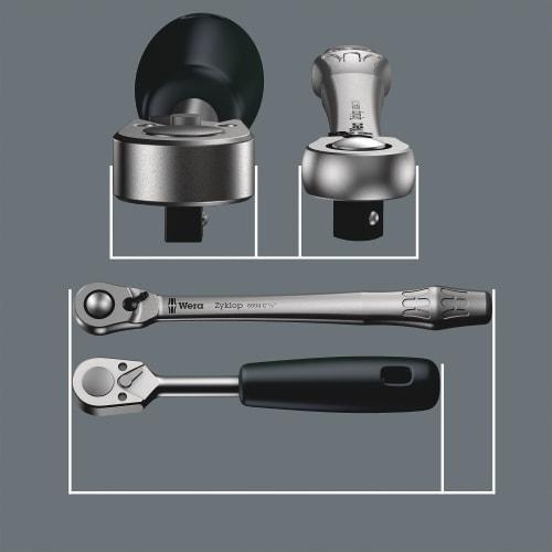 Wera 8004C Cyclops Ratchet "Metal" 1/2 Change Lever 004064