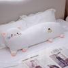 Plush Cat Cartoon Toy Stuffed Doll Sleeping Bed Headrest Decoration Kids Gift