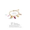 Eetit Ocean Style Enamel Fish Shell Lobster Drop Charm Bracelet Bangle for Women Summer Stainless Steel Arrivals Wrist Jewellery