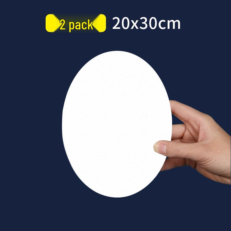 Irregular Round Cotton Linen Canvas Frame for Children's Acrylic and Oil Painting - Oval/Heart Shapes