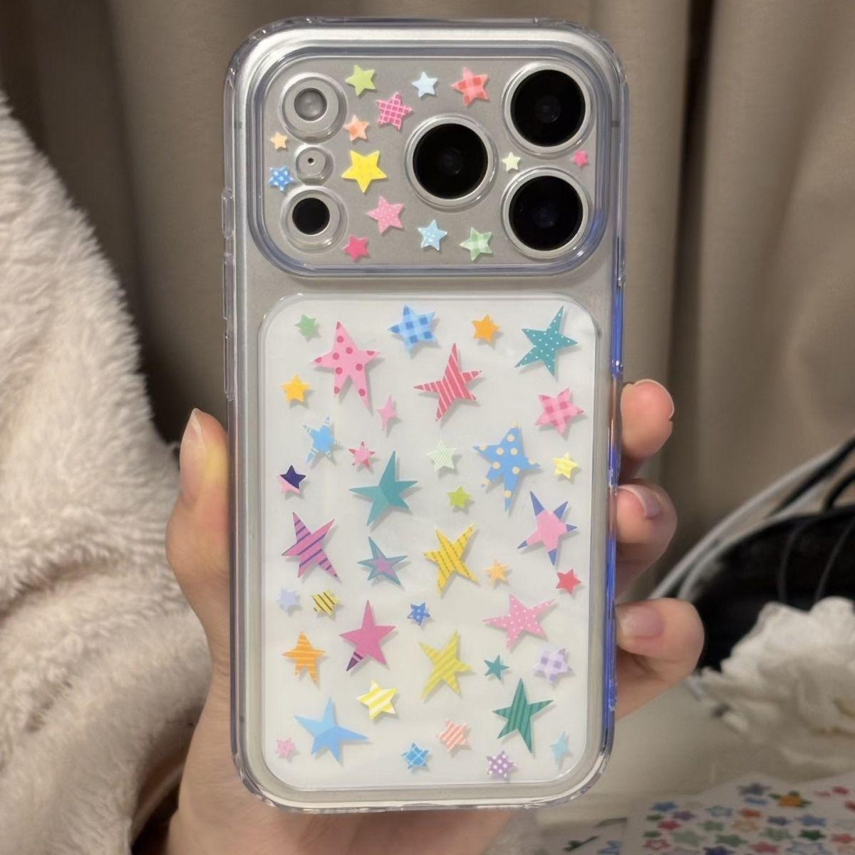 

Dopamine Pentagram Transparent Soft Case for Apple iPhone 12/13/14, 16/17 ProMax, 13Pro – Exquisite Design iPhone XS