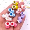 Rășină Kawaii Colorate 3D Mini Pantofi de Bebeluș Scrapbooking Figurină Flatback 10 buc DIY Decor Acasă Accesorii Fundiță Miniaturi Meșteșug
