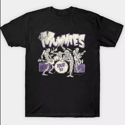 Maglietta a maniche corte vintage 1993 The Mummies Band taglia S-4XL