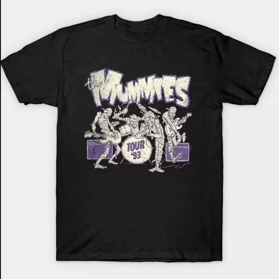 

Vintage 1993 The Mummies Band Short Sleeve T-shirt size S-4XL M