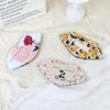 Retro Lip-Shaped Double-Sided Pocket Makeup Mirror for Girls