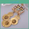 Sunflower Alloy Necklace With Electroplated Finish For Gift And Travel Souvenirs