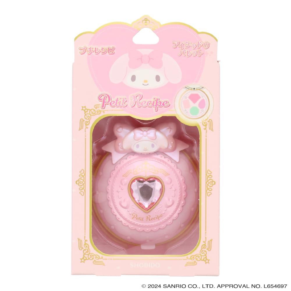 Petit Recipe x Sanrio Charaktere Lidschattenpalette My MelodyKuromiCinnamoroll Sanrio Kosmetik Make-up Lidschatten Shobido (Meine Melodie)