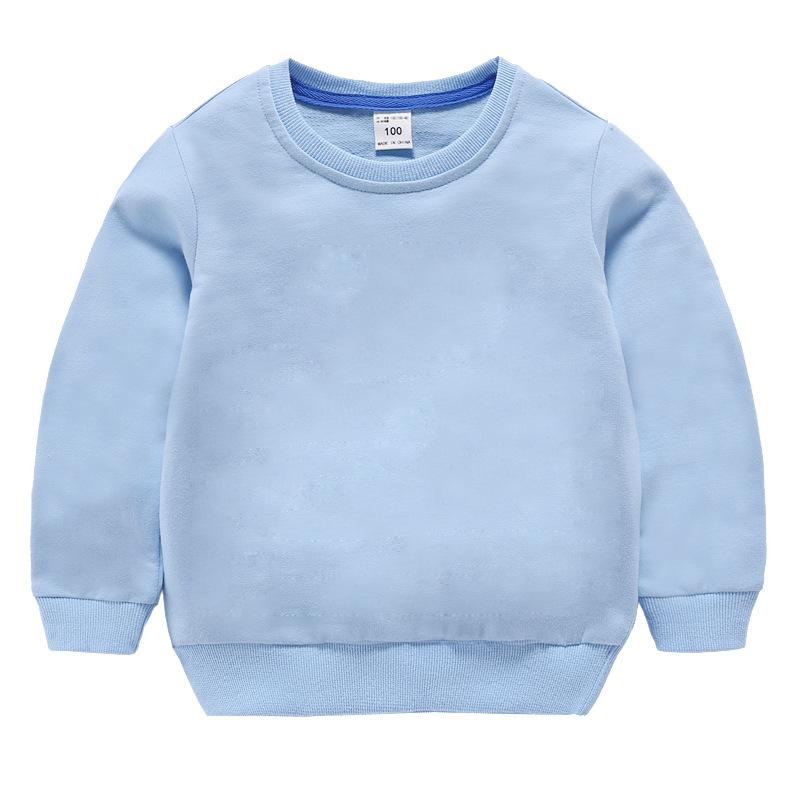 Spring Baby Girls Boys Sweatshirts Kids O-Neck Cotton Pullover Shirts Children Casual Loose Bottoming Tops Clothes