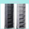 Japanese Style Foldable Non-woven Fabric Hanging Bag For Wardrobe Storage