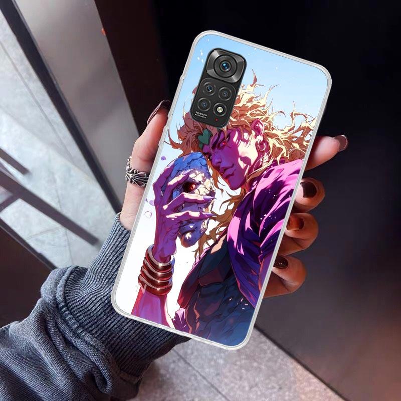 JoJo Adventure Dio Diego Brando Phone Case For Xiaomi Redmi Note 10 11 12 13 14 15 Pro Plus 11S 12S 14S 11T 11E 10S Soft TPU Bac
