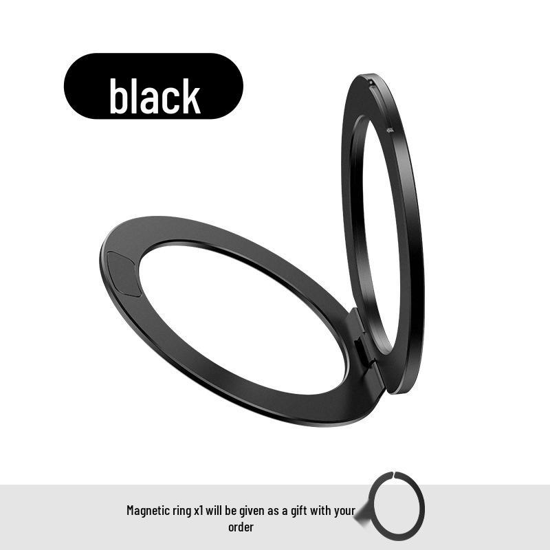 360° Magnetic Foldable Phone Ring Holder - Customizable & Retractable