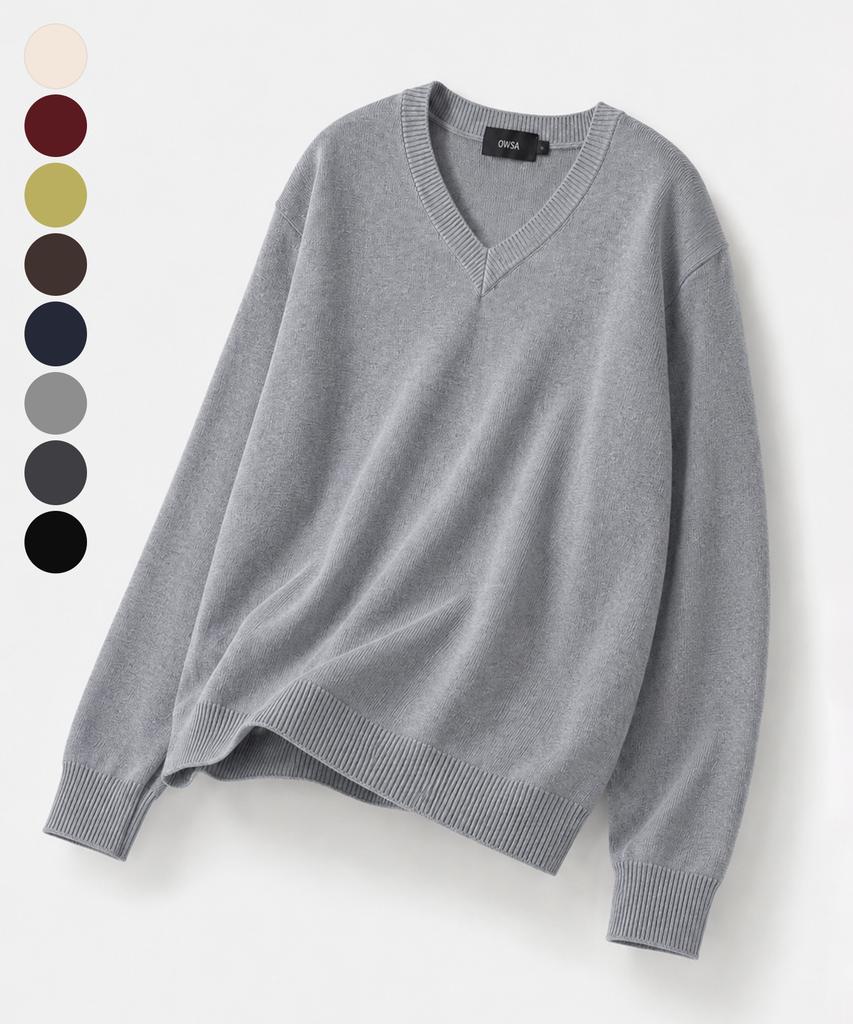 OWSA Essential Soft Long Sleeve Knit - V-Neck (Type A)