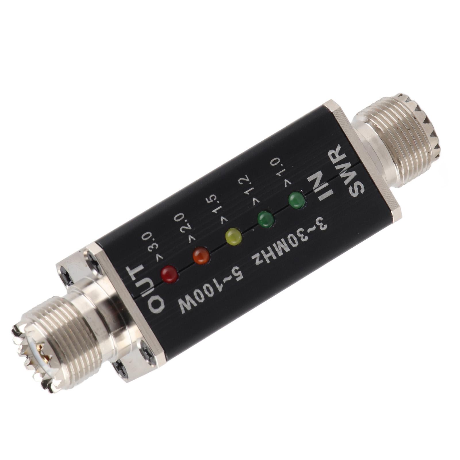 

5100 Вт вимірювач стоячої хвилі міні короткохвильовий світлодіодний індикатор КСВ вимірювач для антенного радіо