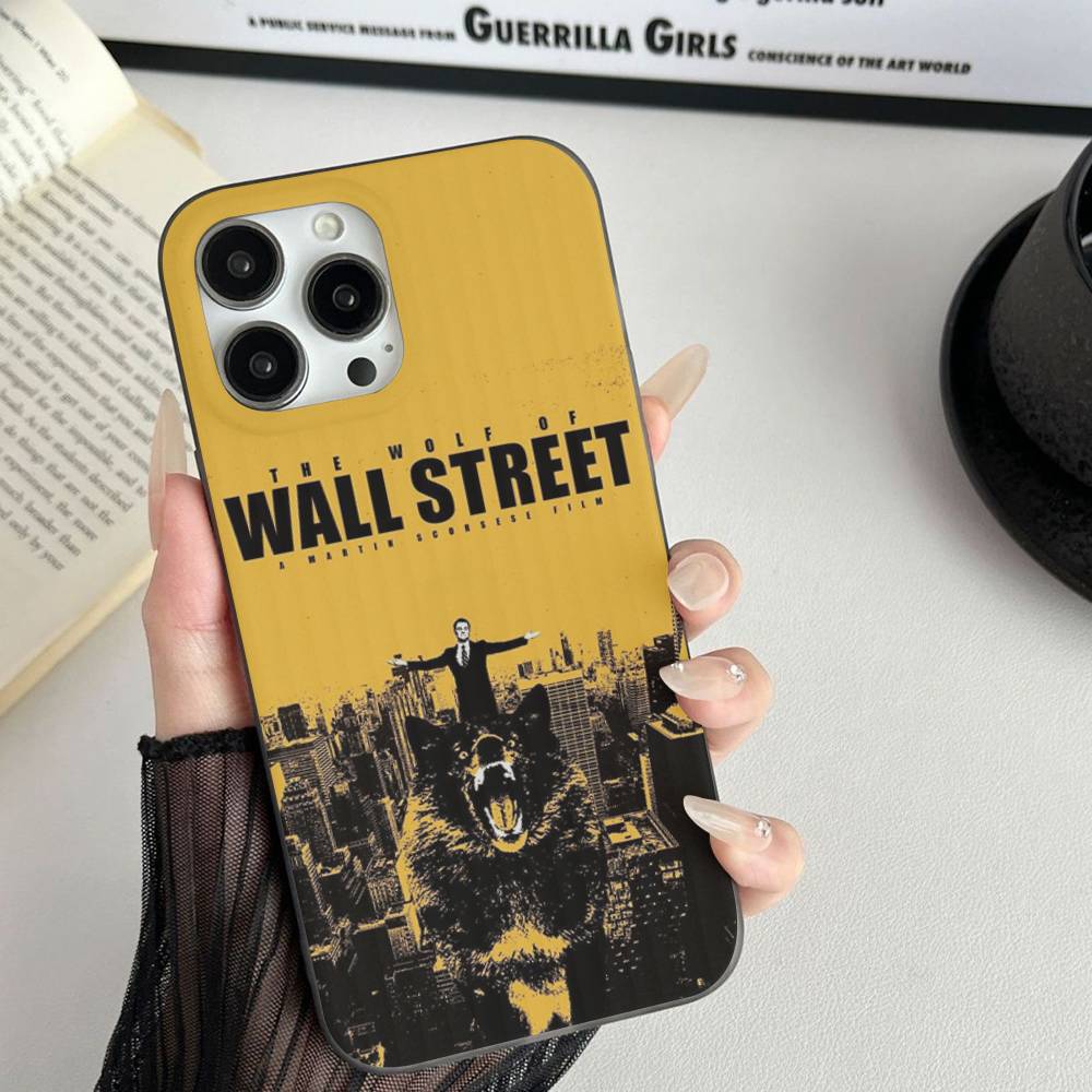 TV The W-Wolf Of W-Wall S-Street Soft Corrugated Phone Case For IPhone 11 12 13 14 15 16 17 Pro Max Plus Pro Shockproof Cover