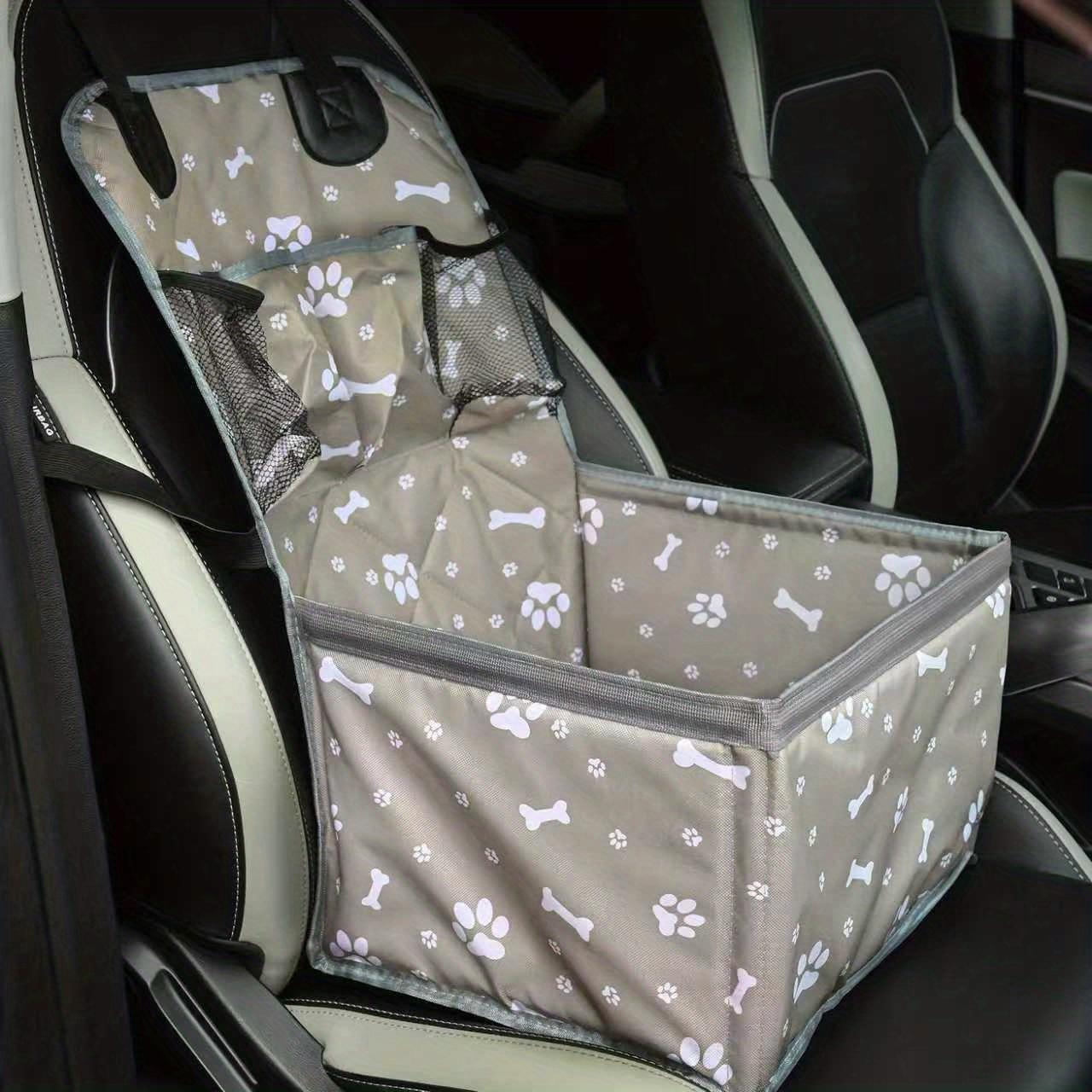 [Car Travel Dog Pad] Car Mounted Co-Pilot Dog Basket Car Co-Pilot Pet Pad Anti-Scratch Car Travel Dog Pad серый