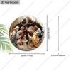 Holy Night Nativity Scene Pendant, Decoration of Home Walls or Doors, 2d Flat Wooden, Christmas Decoration, Gifts for Friends and Family