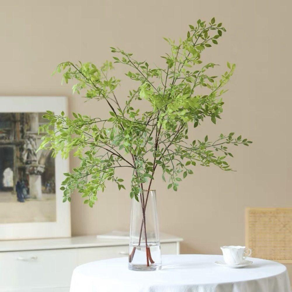 Long Simulation Nantian Bamboo Flexible Fake Plants Artificial Nantian Bamboo Branch Party Decor