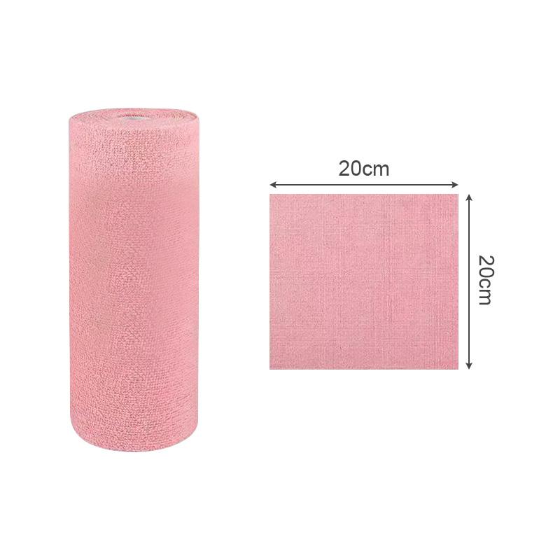 Cleaning Towels Reusable Cleaning Wipe Household Kitchen Cloth Wet Dry Dish Towels Convenient Microfiber Towel Rolls Dish Rags
