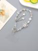 Creative New Acrylic Hug Bear Wrist Style Heart Pendant Anti Loss Mobile Phone Pendant Accessory With Transparent Card