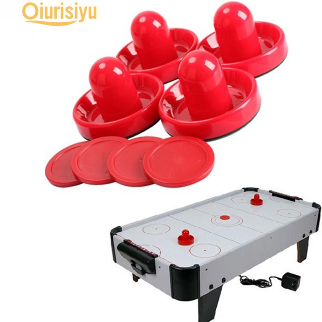 Hava Hokeyi Masası Kaleciler Yuvarlak Diskler Keçe İtici Tokmak Saplı Top Sportif