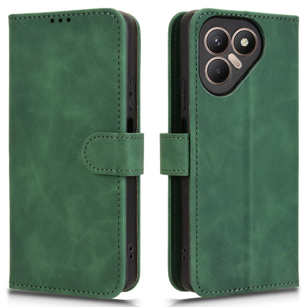 For TECNO Pova 7 4G Leather Case Skin Feel Anti Drop Wallet Flip Phone Cover